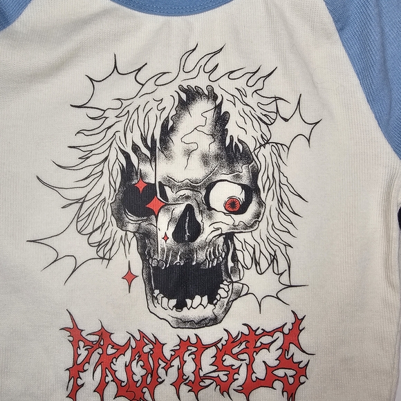 Broken Promises Womens Top Size Large - Picture 3 of 3